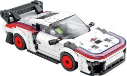 Sports Car Brick Set White 346 pcs.