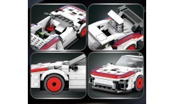 Sports Car Brick Set White 346 pcs.