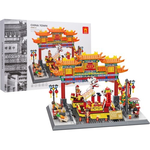 Konstruktorius China Town Buildings Series, 1245 detalės