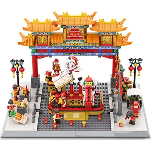 Konstruktorius China Town Buildings Series, 1245 detalės