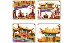 China Town Buildings Series Set 1245pcs.