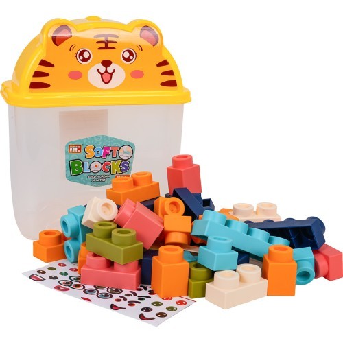 Soft Blocks Set 44 pcs + Tigger Packaging