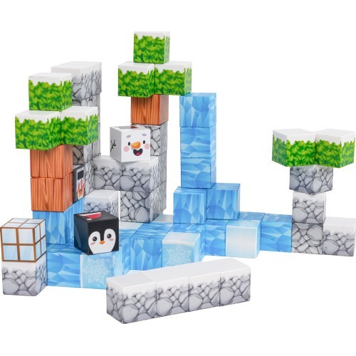 Set of Magnetic Cubes, Blocks, 66 pcs.