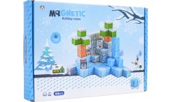 Set of Magnetic Cubes, Blocks, 66 pcs.