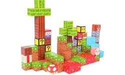 Magnetinių kubelių ir blokelių rinkinys, 102 vnt.