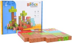Set of Magnetic Cubes, Blocks, 102 pcs.