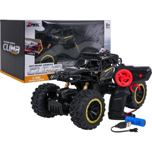 Nuotolinio valdymo automobilis Crawler R/C 1:18 Climb Power pilkas