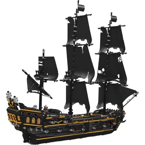 Piratų laivo juodas konstruktorius, 3180 detalių