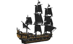 Pirate Ship Black Building Set 3180pcs.
