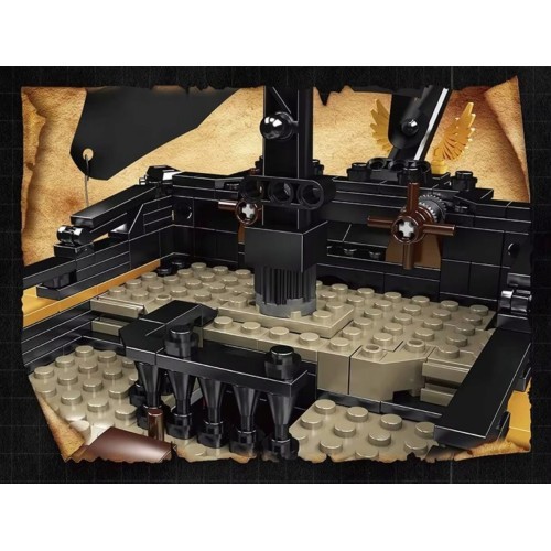 Pirate Ship Black Building Set 3180pcs.