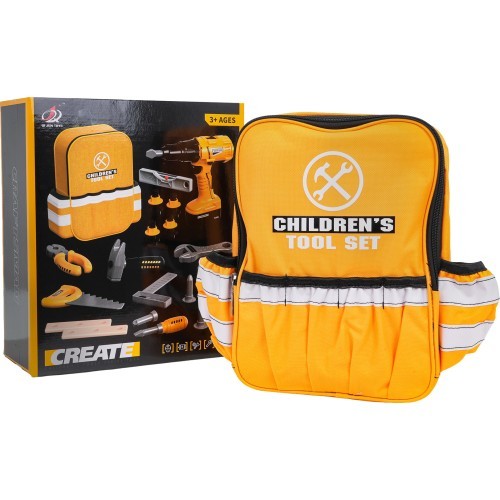 Little Handyman Set Yellow + Backpack