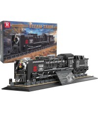 Retro Locomotive Building Blocks Set 1546pcs.