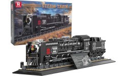 Retro Locomotive Building Blocks Set 1546pcs.