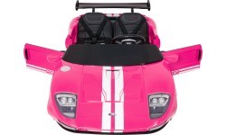 Ford GT elektromobilis vaikams, rožinis
