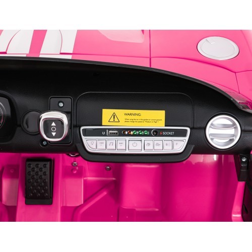 Ford GT elektromobilis vaikams, rožinis