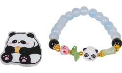 Panda Jewelry Set Blue Bracelet