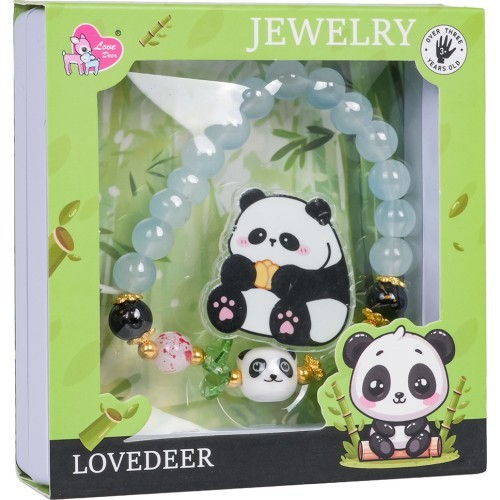 Panda Jewelry Set Blue Bracelet