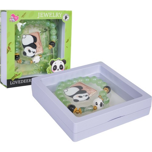 Panda Green Bracelet Jewelry Set