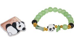 Panda Green Bracelet Jewelry Set