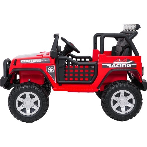 Электромобиль Jeep BEAST 4x4, красный