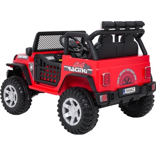 Электромобиль Jeep BEAST 4x4, красный
