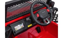 Электромобиль Jeep BEAST 4x4, красный