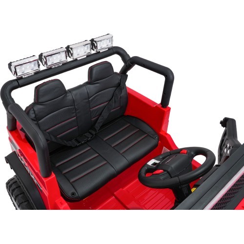 Электромобиль Jeep BEAST 4x4, красный