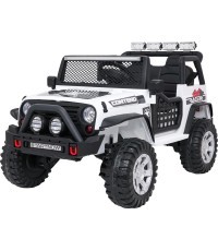Elektromobilis vaikams Jeep BEAST 4x4, baltas