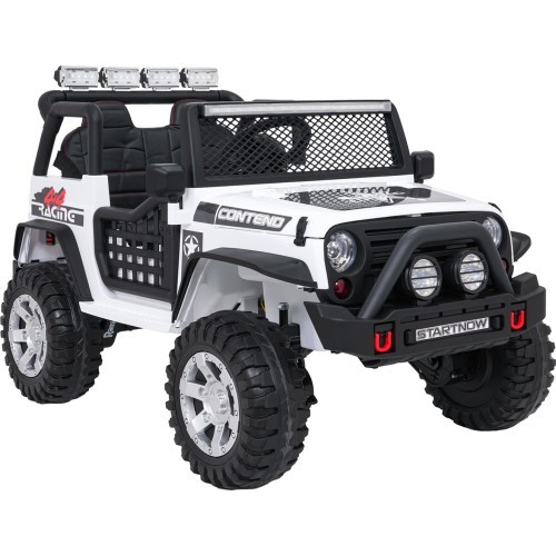 Elektromobilis vaikams Jeep BEAST 4x4, baltas