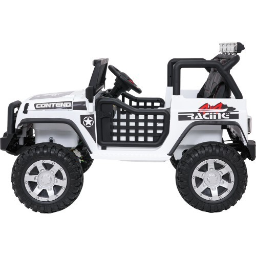 Elektromobilis vaikams Jeep BEAST 4x4, baltas