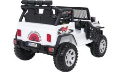 Elektromobilis vaikams Jeep BEAST 4x4, baltas