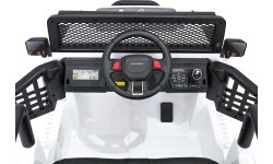 Elektromobilis vaikams Jeep BEAST 4x4, baltas