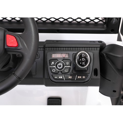 Elektromobilis vaikams Jeep BEAST 4x4, baltas