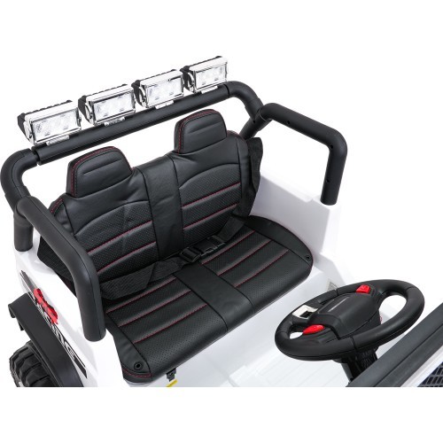 Elektromobilis vaikams Jeep BEAST 4x4, baltas