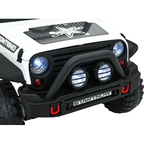 Elektromobilis vaikams Jeep BEAST 4x4, baltas