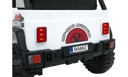 Jeep BEAST 4x4 White Vehicle
