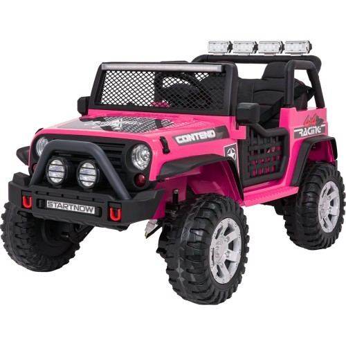 Elektromobilis vaikams Jeep Beast 4x4 rožinis