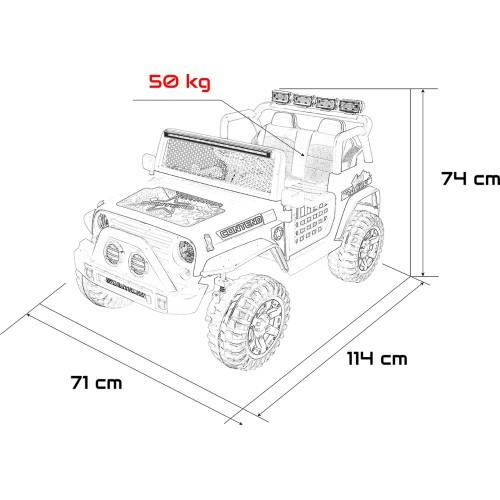 Jeep BEAST 4x4 Pink Vehicle