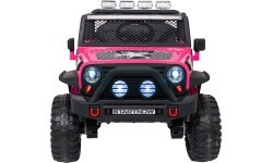 Детский электромобиль Jeep Beast 4x4 розовый