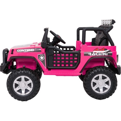 Elektromobilis vaikams Jeep Beast 4x4 rožinis