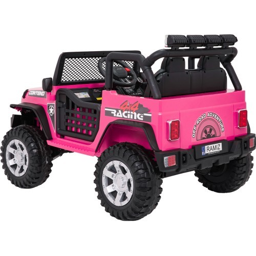 Детский электромобиль Jeep Beast 4x4 розовый
