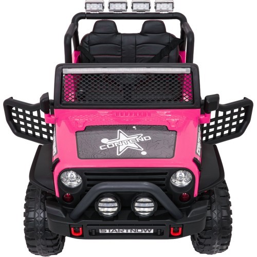 Elektromobilis vaikams Jeep Beast 4x4 rožinis