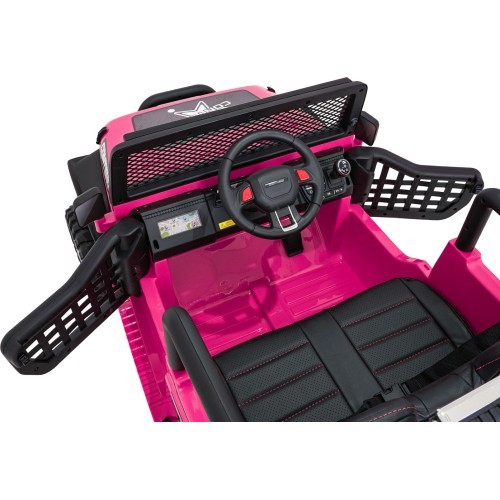 Elektromobilis vaikams Jeep Beast 4x4 rožinis
