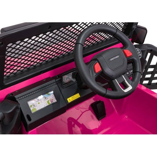 Elektromobilis vaikams Jeep Beast 4x4 rožinis