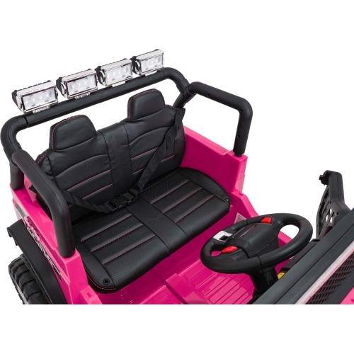 Elektromobilis vaikams Jeep Beast 4x4 rožinis