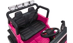 Elektromobilis vaikams Jeep Beast 4x4 rožinis