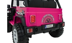 Детский электромобиль Jeep Beast 4x4 розовый