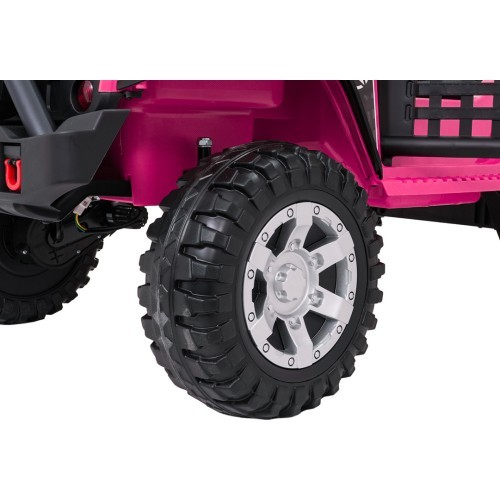 Elektromobilis vaikams Jeep Beast 4x4 rožinis
