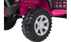 Elektromobilis vaikams Jeep Beast 4x4 rožinis