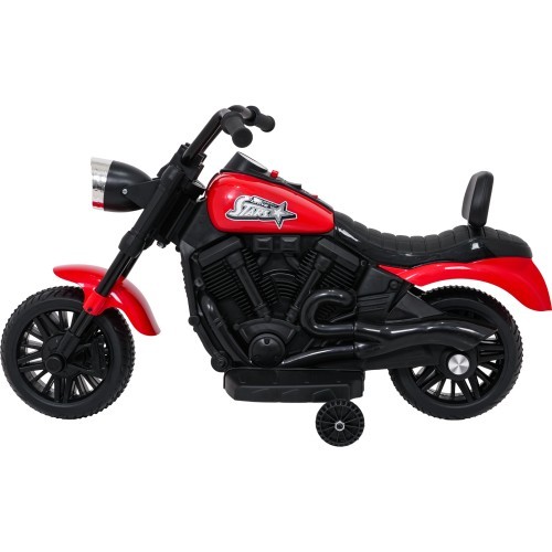 Elektrinis motociklas STAR raudonas